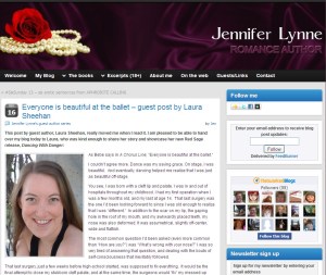 Jennifer Lynne Blog - Laura Sheehan Guest