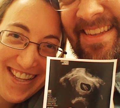 January 2014, our first ultrasound. Baby Girl had been brewing for about 6 weeks here!